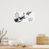 Wie zal me tegenhouden? poster (Keuken)