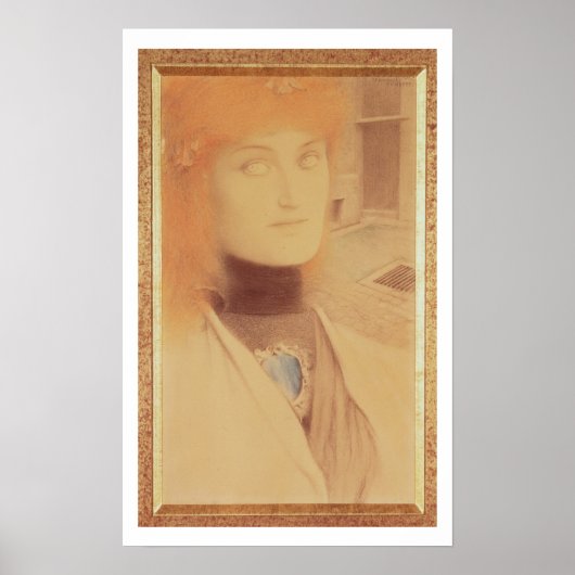 Wie zal mij leveren? (gekleurd potlood op papier) poster (Voorkant)