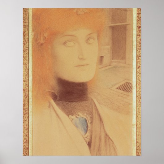 Wie zal mij leveren? (gekleurd potlood op papier) poster (Voorkant)