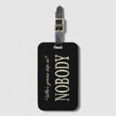 Wie zal ons tegenhouden? Niemand Bagagelabel (Voorkant (verticaal))