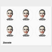 WIE ZAL VECHTEN RONDE STICKER (Vel)
