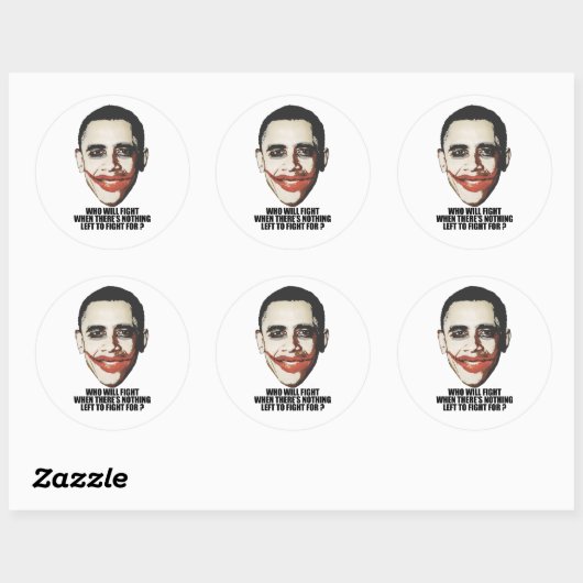 WIE ZAL VECHTEN RONDE STICKER (Vel)