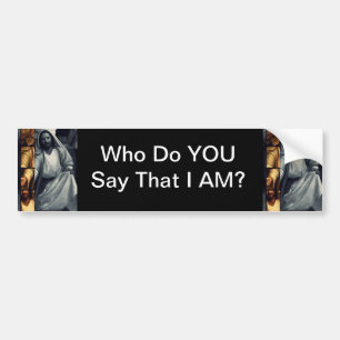 Wie zeg je dat ik ben? bumpersticker