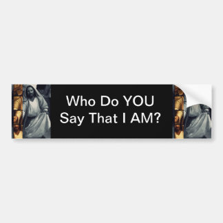 Wie zeg je dat ik ben? bumpersticker