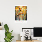 Wie zeg je dat ik ben, Jesus 18x24" Poster (Thuiskantoor)