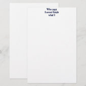 Wie zegt dat? briefpapier (Voorkant / Achterkant)