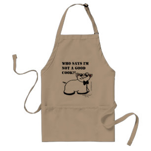 WIE ZEGT DAT IK GEEN GOEDE KOK BEN? Apron Standaard Schort