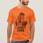 Wie zegt dat kippen niet dromen? t-shirt (Voorkant)