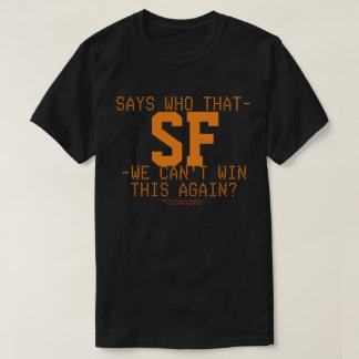 WIE ZEGT T-SHIRT