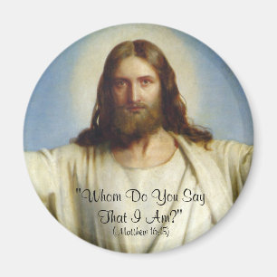 "Wie zegt u dat ik ben" Custom Magnet