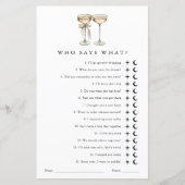 Wie zegt wat genderneutraal huwelijksdouchespel (Voorkant)