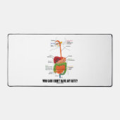 Wie zei dat ik geen gast had? spijsverteringsstels bureaumat (Voorkant)