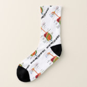 Wie zei dat ik geen gast had? spijsverteringsstels sokken (Links - buitenkant)