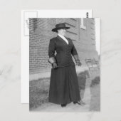 Wie zei dat ik niet kon stemmen? 1913 briefkaart (Voorkant / Achterkant)