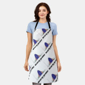 Wie zei dat ik normaal was? Bell Curve Geek Humor Schort (Gedragen)