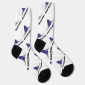 Wie zei dat ik normaal was? Bell Curve Geek Humor Sokken (Rechts)