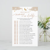 Wie zei het mama of papa Baby Game Twinkle Star (Staand voorkant)