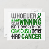 Wie zei leverkanker briefkaart (Voorkant / Achterkant)