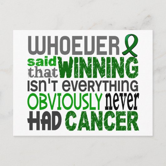 Wie zei leverkanker briefkaart (Voorkant)