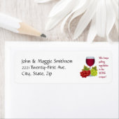 Wie zet groenten in de wijnknisper? etiket (Insitu)