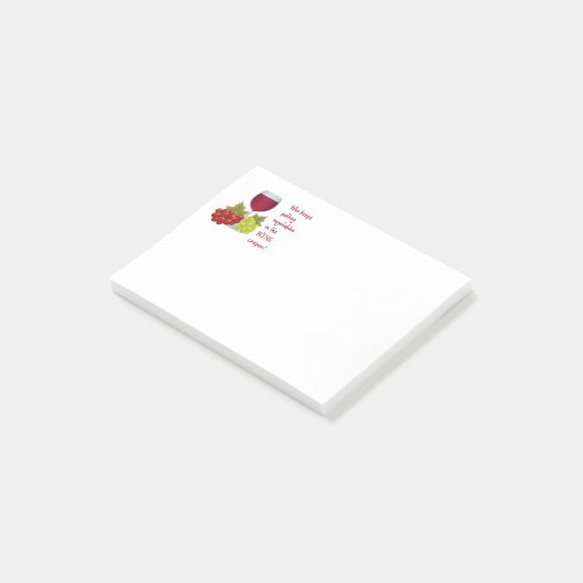 Wie zet groenten in de wijnknisper? post-it® notes (Schuin)