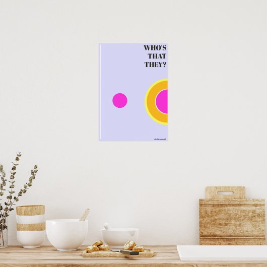 Wie zijn dat? poster (Keuken)