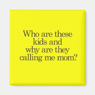 Wie zijn deze kinderen? magneet