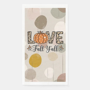 “Wie zijn jullie herfst” Gast Papieren Handdoek Servet