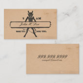 "Wie zijn jullie?" Victoriaans Cards V1 Contactkaartje (Voorkant / Achterkant)