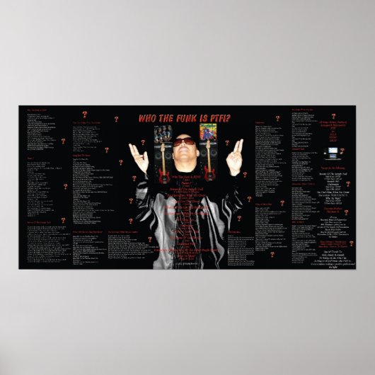 Wie zit er in de funk? poster (Voorkant)