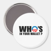 WIE ZIT ER IN JE PORTEMONNEE? MAGNEET (Voorkant / Achterkant)