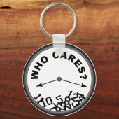 Wie zorgt er voor klok sleutelhanger (Voorkant)