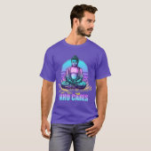 Wie zorgt voor Funny Buddha Zen Buddhism Retro T-shirt (Voorkant volledig)