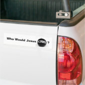 Wie zou Jezus Bomb zijn? Bumpersticker (Op Truck)