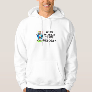 Wie zou Jezus deporteren? Mannen Sweatshirt