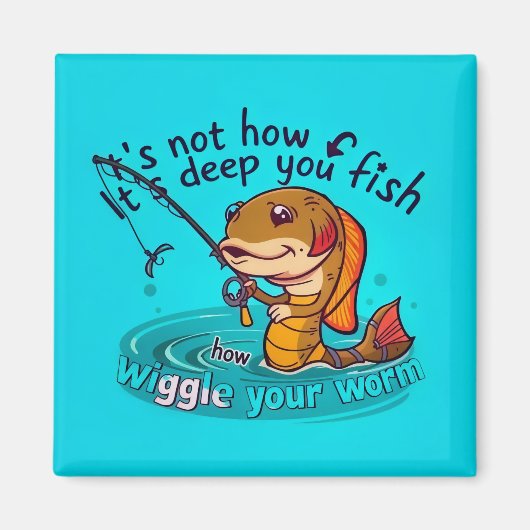 Wiebel Je Worm Magneet (Voorkant)