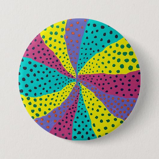 Wiebeling Ronde Button 7,6 Cm (Voorkant)