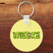 Wiebke Name Kiwi Design Schlüsselanhänger Sleutelhanger (Voorkant)