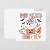 Wied Cute Halloween Kaart (Voorkant / Achterkant)