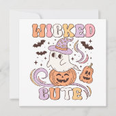 Wied Cute Halloween Kaart (Voorkant)