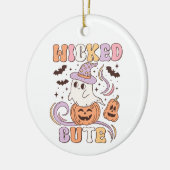 Wied Cute Halloween Keramisch Ornament (Links)