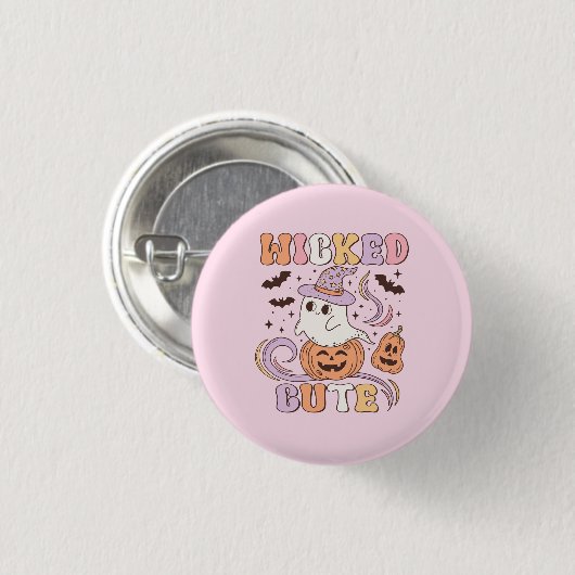 Wied Cute Halloween Ronde Button 3,2 Cm (Voorkant /achterkant)