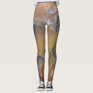 Wied Cute Mossy Agate Natural Rock Leggings