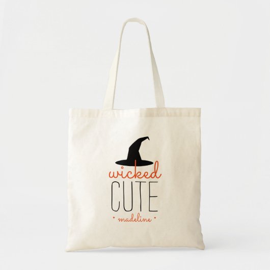 Wied Cute Personalized Halloween Tote Bag (Voorkant)