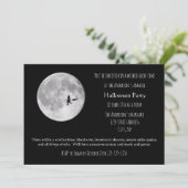 Wied Good Time Moon - Halloween Party Invitation Kaart (Staand voorkant)