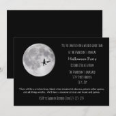 Wied Good Time Moon - Halloween Party Invitation Kaart (Voorkant / Achterkant)