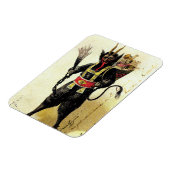 Wied Krampus Scary Demon Holiday Kerstmis Magneet (Linkerzijde)