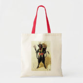 Wied Krampus Scary Demon Holiday Kerstmis Tote Bag (Voorkant)