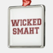 Wied Smart (Smaht) College Boston Metalen Ornament (Links)