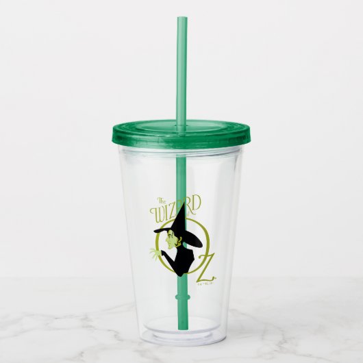 Wied Witch™ The Wizard of Oz™ Logo Acryl Drinkbeker (Voorkant)